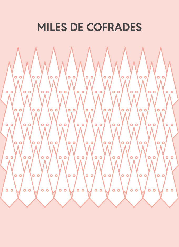 Miles de cofrades en la Semana Santa de Baena